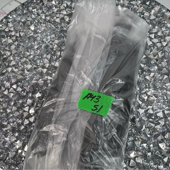 Love your assets tank top black shiny shimmer Chic Black Camisole Top - Picture 15 of 15